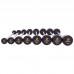 Штанга фиксированная прямая обрезиненная Zelart Rubber Coated Barbell TA-2685-30 длина-95см 30кг черный