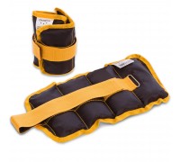 Утяжелители-манжеты для рук и ног Zelart ZA-2072-2 2x1,0кг желтый Утяжелители-манжеты для рук и ног Zelart ZA-2072-2 2x1,0кг желтый