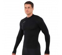 Термофутболка с длинным рукавом для активного спорта мужская Joma BRAMA CLASSIC 101650-100 2XS-XL черный Черный