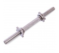 Гриф гантельный хромированный SHUANG CAI SPORTS TA-8050 длина 35см диаметр 25мм вес 1,3кг хром Гриф гантельный хромированный SHUANG CAI SPORTS TA-8050 длина 35см диаметр 25мм вес 1,3кг хром