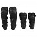 Комплект мотозащиты наколенники и налокотники SCOYCO K50H50 черный Черный