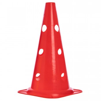 Конус-фишка для тренировок с отверстиями для штанги SP-Sport C-4604 38см Красный