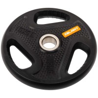 Блины диски композитные с тройным хватом и металлической втулкой Zelart TA-4791-15 51мм 15кг черный