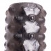 Роллер массажный цилиндр (ролик мфр) заполненный пеной 36см Grid Bubble Roller Zelart FI-5714 Черный