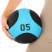 Мяч медицинский медбол Medicine Ball LiveUp LP8112-5 5кг черный-синий