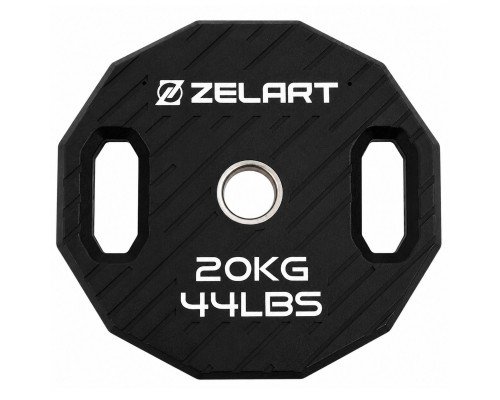 Блины диски TPU 2 Handle металлическая втулка Zelart TA-6996-20 ø51мм 20кг черный