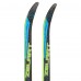 Лыжи беговые подростковые в комплекте с палками Zelart SK-0881-150B Синий-желтый-черный