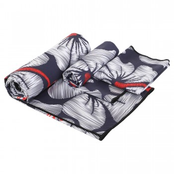 Комплект полотенец спортивных FLOWER BEACH TOWEL T-PBT 3шт Фиолетовый-белый Комплект полотенец спортивных FLOWER BEACH TOWEL T-PBT 3шт Фиолетовый-белый