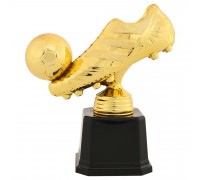 Фигура наградная спортивная SP-Sport Бутса с мячом JZ2227C высота 15см золото