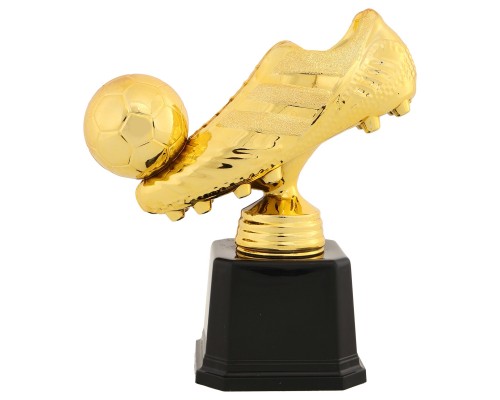 Фигура наградная спортивная SP-Sport Бутса с мячом JZ2227C высота 15см золото