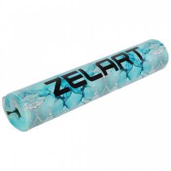 Накладка на гриф штанги смягчающая Zelart TA-7699-3 синий-голубой