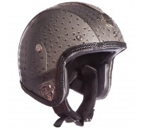 Мотошлем открытый Три четверти для чоппера Ретро-Каска VINTAGE MS-555K-GR M-XL серый