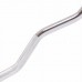 Штанга фиксированная изогнутая обрезиненная Rubber Hexagon Barbell Zelart TA-6231-15 длина-95см 15кг черный