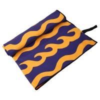 Полотенце для пляжа и бассейна из микрофибры UNDERSEA FRIENDS 4Monster T-MST 80х160см Желтый-фиолетовый