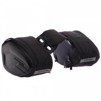 Сумки боковые текстильные для мотоцикла Soft panniers KOMINE B1207 2шт 45х30х20см черный