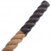 Канат спортивный для лазанья с креплением COMBAT BATTLE ROPE Zelart FI-0909-12 12м коричневый