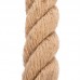 Канат спортивный для лазанья с креплением COMBAT BATTLE ROPE Zelart FI-0909-12 12м коричневый