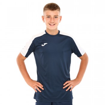 Футболка мужская Joma ACADEMY III 101656-332 4XS-XL темно-синий-белый Темно-синий-белый