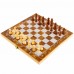Шахматы шашки нарды 3 в 1 набор настольных игр деревянные SPRINTER IG-9024 размер 24см x 24м
