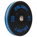 Бамперные диски резиновые Bumper Plates Zelart TA-4790-20 51мм 20кг черный-синий