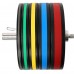 Бамперные диски резиновые Bumper Plates Zelart TA-4790-20 51мм 20кг черный-синий