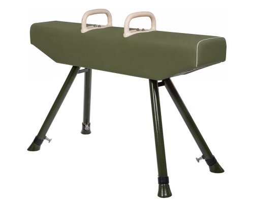 Конь гинастический маховый с регулируемой высотой SP-Planeta SC-8380 Оливковый