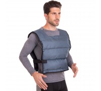 Жилет утяжелитель SP-Planeta TA-3547-10 вес-10 кг серый Жилет утяжелитель SP-Planeta TA-3547-10 вес-10 кг серый