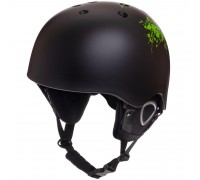 Шлем горнолыжный MOON SP-Sport MS-6289 S-L Черный-салатовый