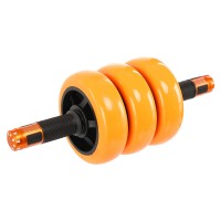 Колесо для пресса ролик для пресса тройной SP-Sport FI-8670 черный-оранжевій