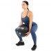 Мяч набивной медицинский для кроссфита WALL BALL LiveUp LP8103-10 10кг черный