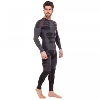 Комплект термобелья для активного спорта мужской Longslive SIBOTE ST-606 S-3XL черный