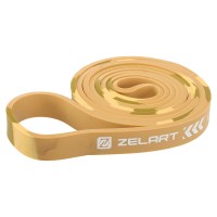 Резина петля для подтягиваний и тренировок лента силовая Zelart POWER BANDS FI-7695-2 хаки-камуфляж