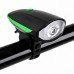 Фара велосипедная передняя с сигналом фонарик с USB зарядкой SP-Sport 7588-B синий