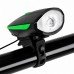 Фара велосипедная передняя с сигналом фонарик с USB зарядкой SP-Sport 7588-B синий