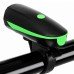 Фара велосипедная передняя с сигналом фонарик с USB зарядкой SP-Sport 7588-B синий