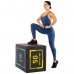 Бокс плиометрический тумба для кроссфита Плиобокс SOFT PLYO BOX  LiveUp LP8155 1шт 50х60х75см черный