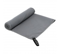 Полотенце спортивное антибактериальное ANTIBACTERIAL TOWEL 4Monster T-ECT-180 90x180см Серый