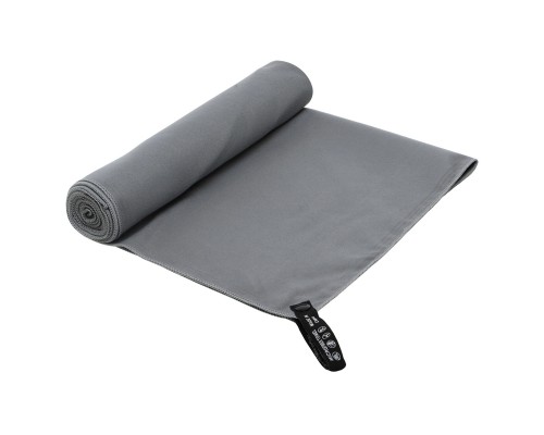 Полотенце спортивное антибактериальное ANTIBACTERIAL TOWEL 4Monster T-ECT-180 90x180см Серый