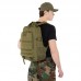 Рюкзак тактический штурмовой Military Rangers ZK-9114 размер 46x34x17см 26л Оливковый