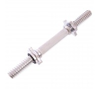 Гриф гантельный хромированный SHUANG CAI SPORTS TA-8051 длина 33см диаметр 25мм вес 1,3кг хром Гриф гантельный хромированный SHUANG CAI SPORTS TA-8051 длина 33см диаметр 25мм вес 1,3кг хром