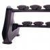Стойка для гантелей двухярусная Zelart TA-2653 размер-75x20x25,5см черный