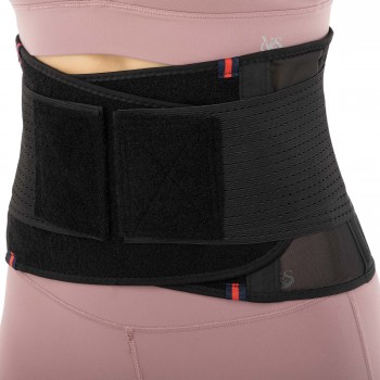 Пояс корсетный для спорта MUTE WAIST SUPPORT 9173 размер S-L черный Черный