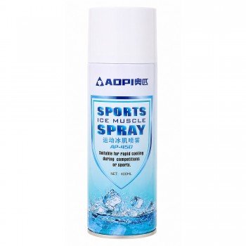 Заморозка спортивная обезбаливающий охлаждающий спрей SPRAY ICE AOPI AP-450 450мл