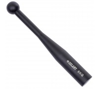 Бита стальная для функциональных тренировок и кроссфита STEEL CLUBBELL Zelart TA-0923-6 вес 6кг черный Бита стальная для функциональных тренировок и кроссфита STEEL CLUBBELL Zelart TA-0923-6 вес 6кг черный