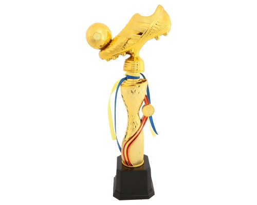 Фигура наградная спортивная SP-Sport Бутса с мячом JZ2412B высота 41см золото