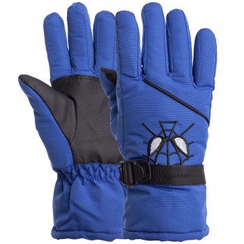 Перчатки горнолыжные теплые детские SP-Sport SPIDERMAN C-6572 M-XL Синий