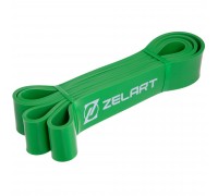 Резина петля для подтягиваний и тренировок лента силовая Zelart POWER LOOP FI-2606-4 23-54кг зеленый