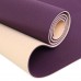 Коврик для йоги и фитнеса TPE двухслойный SP-Planeta FI-3046 183x61x0,6см Фиолетовый-сиреневый