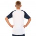 Футболка мужская Joma ACADEMY IV 101968-203 4XS-XL белый-темно-синий Белый-темно-синий