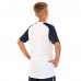 Футболка мужская Joma ACADEMY IV 101968-203 4XS-XL белый-темно-синий Белый-темно-синий